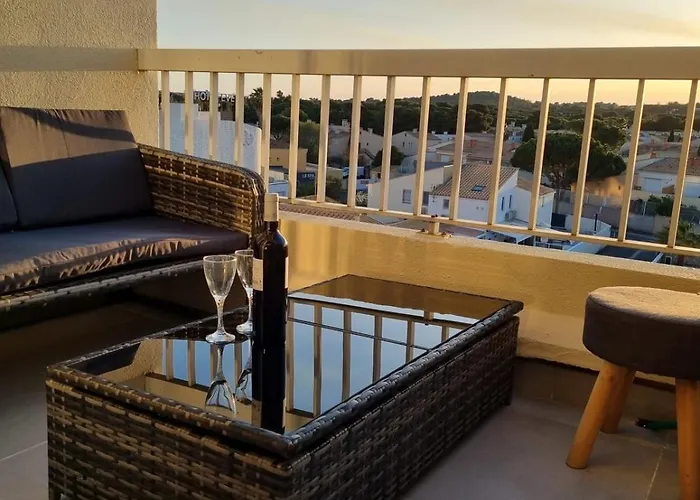 아파트 Naturiste Cap D'agde Port Soleil 606 아그