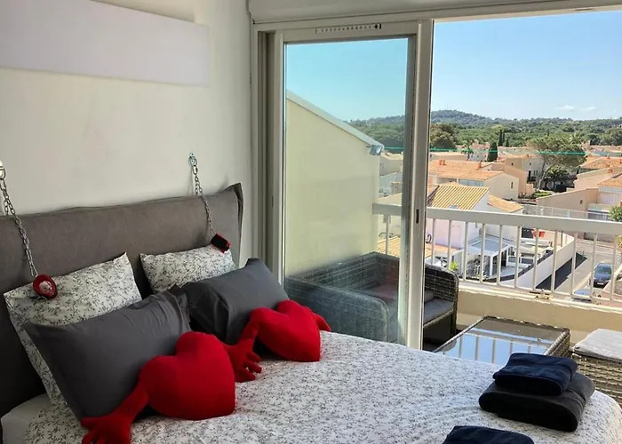 아파트 Naturiste Cap D'agde Port Soleil 606 아그